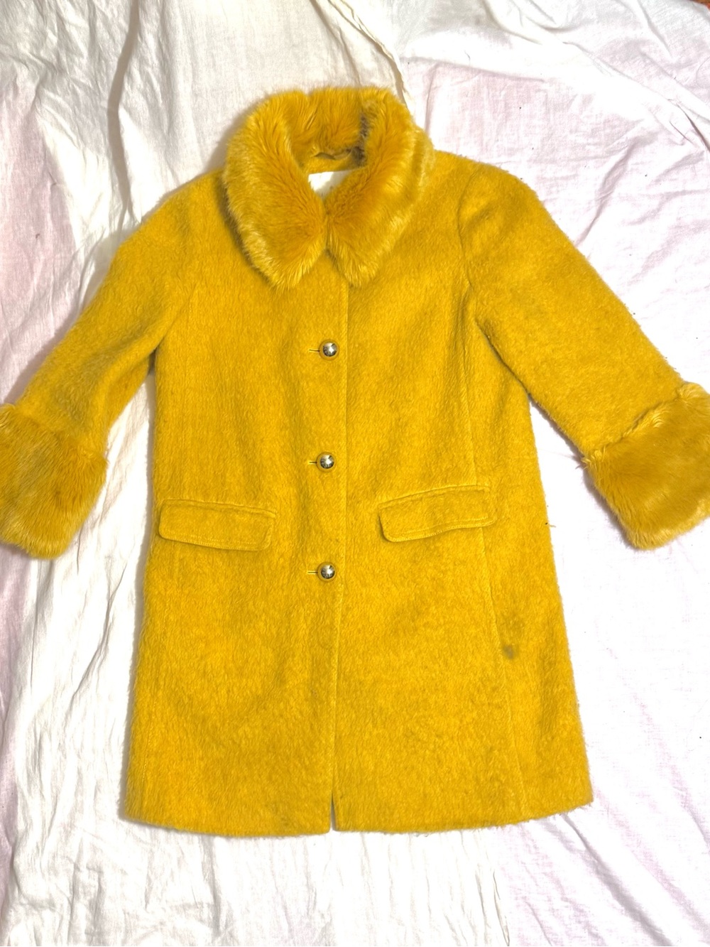 Kate Spade Yellow Faux-Fur